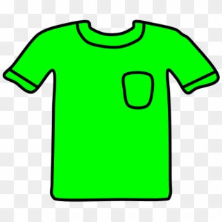 T-shirt, Pocket, Bright Green, HD Png Download
