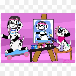 Another 101 Dalmatian Street Fan Art, Dolly Doing A - Dalmatian Street 101, HD Png Download