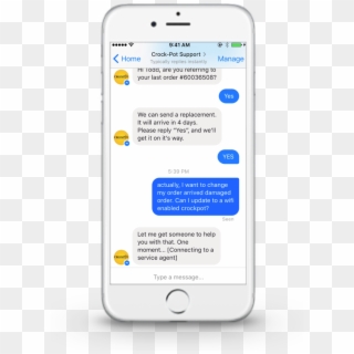 Conversational Servicelivemessagefb Msg - Sms Conversations In Messenger, HD Png Download