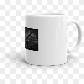 L-cc Steam Shovel In Cemetery Mug - Coffee Cup, HD Png Download