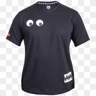 Vibras T-shirt Black Small Eyes - Active Shirt, HD Png Download