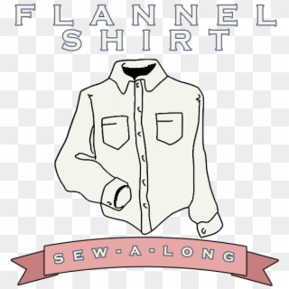 Flannel Shirt Sew A Long Icon - Illustration, HD Png Download