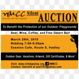 8th Annual Silent Auction - Poster, HD Png Download