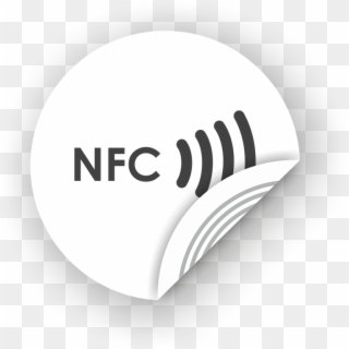 Picture Of Nfc Sticker 50mm With Text, - Nfc Logo Png, Transparent Png