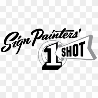 Sign Painters' Logo Png Transparent - One Shot Signwriting Enamel, Png Download