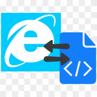 Change “view Source” Editor In Internet Explorer And - Internet Explorer, HD Png Download