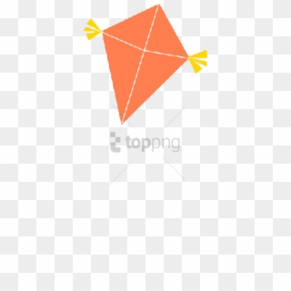 Free Png Outside, Orange, Spring, Flying, Air, Easter, - Aquilone A Forma Di Rombo, Transparent Png