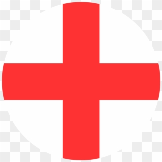 English Flag Png - Red Cross Logo Transparent Background, Png Download