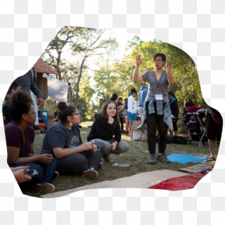A Group Of Students Sitting In A Circle During A Workshop, HD Png Download