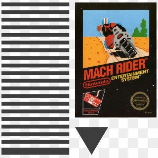 Mach Rider Nes Box Art, HD Png Download