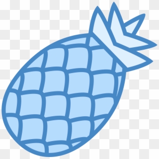 Pineapple Clipart Blue, HD Png Download