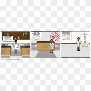 Lab Safety - Cartoon, HD Png Download