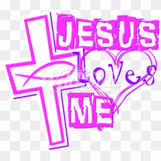 Jesus Loves Me - Graphic Design, HD Png Download