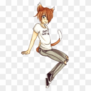 Catboy Bot - Cartoon, HD Png Download