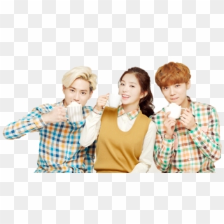 K-pop Inspiration › - Red Velvet And Suho, HD Png Download