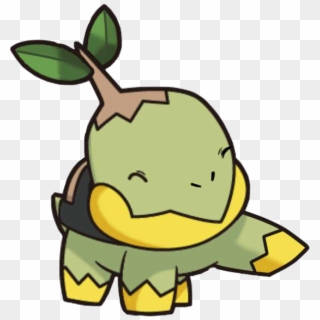 #turtwig #pokémon #credittoartist #dizzyleaf #freetoedit - Pokemon Turtwig Coloring Pages, HD Png Download