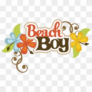 Beach Boy Svg Scrapbook Title Beach Svg Files Beach - Beach Girl Clip Art, HD Png Download