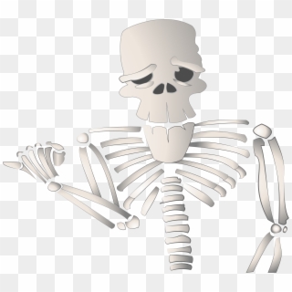 This Free Icons Png Design Of Cartoon Skeleton, Transparent Png