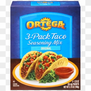 Taco Seasoning Mix - Ortega Taco Kit, HD Png Download