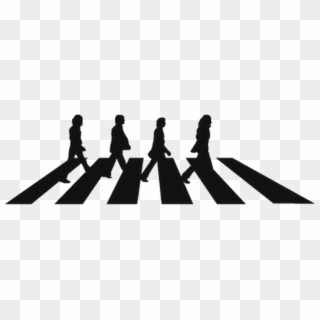 Thumb Image - Beatles Abbey Road Silhouette, HD Png Download