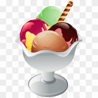Microscope Clipart Ice - Ice Cream Sundae Png, Transparent Png