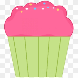 Pink Cupcake Clip Art, HD Png Download