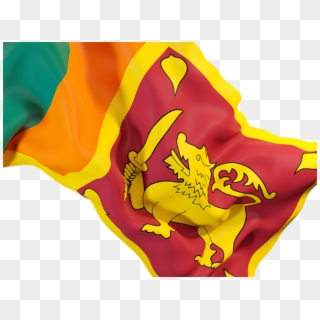 Waving Sri Lanka Flag Png, Transparent Png