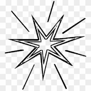 Star Coloring Pages Shining - Shining Drawing Png, Transparent Png