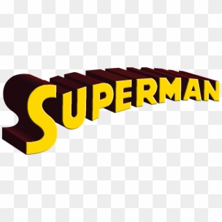 Superman Logo Png Pic - Superman Word Logo Png, Transparent Png