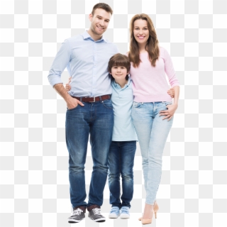 Family Standing Png - Family Standing, Transparent Png