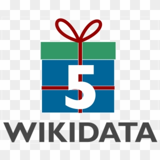 Logo 5th Wikidata Birthday - Wikidata, HD Png Download