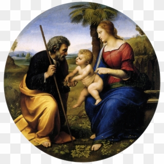 Holy Family Academy - Raphael Holy Family With A Palm Tree, HD Png Download