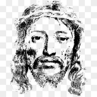 Free Vector Graphic - Jesus Face Crown Of Thorns Png, Transparent Png