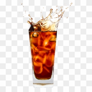 Cola With Ice Cubes Png Free Commercial Use Image - Cola Glass Png, Transparent Png