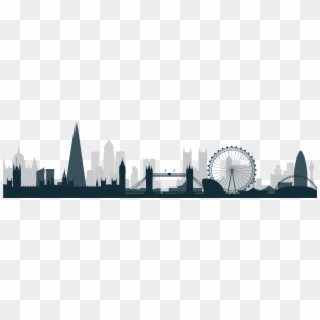 England City Png - London City Skyline Silhouette, Transparent Png