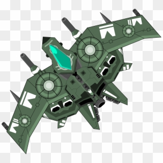 This Free Icons Png Design Of Spaceship Green, Transparent Png