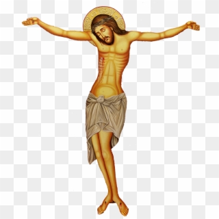 Jesus Christ On The Cross - Χριστοσ Εσταυρωμενοσ, HD Png Download