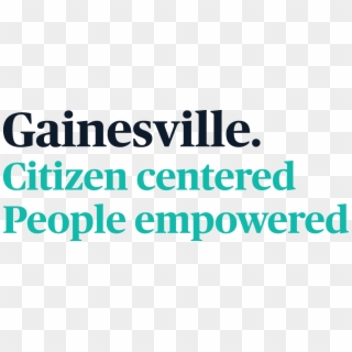 Gainesville's Wordmark Has Been Used Since Its Unveiling - Gainesville Citizen Centered, HD Png Download
