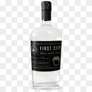 0002 First-city - Glass Bottle, HD Png Download