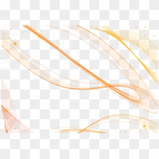 Lines Png Background - Gold Abstract Lines Png, Transparent Png