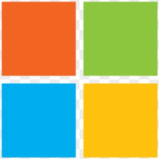 Microsoft Logo Icon Png Transparent Background - Microsoft Logo Transparent Background, Png Download