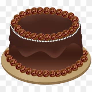 Sponge Cake Clipart Transparent - Chocolate Cake Clipart, HD Png Download
