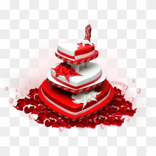 Fancy 3d Round Cake - Birthday Cake Png Hd 3d - Free Transparent PNG  Clipart Images Download