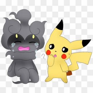 #pikachu Is Trying To Figure Out Why #marshadow Is - Cartoon, HD Png Download