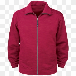 9645 Tiger Stripe Fleece Full Zip Jacket Red - Polar Fleece, HD Png Download