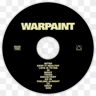 Warpaint Warpaint Cd Disc Image - Cd, HD Png Download