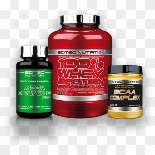 Mega Mind And Muscle Bundle - Scitec 100% Whey Protein Professional 2350 Gr, HD Png Download