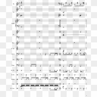 Ghastly Showdown Sheet Music 3 Of 15 Pages - Sheet Music, HD Png Download