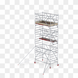 Rs Tower 42 Double Width Rolling Tower Safe-quick® - Scaffolding, HD Png Download