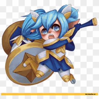 Lulu,league Of Legends,лига Loose Cannon,lux, Janna - Cartoon, HD Png Download